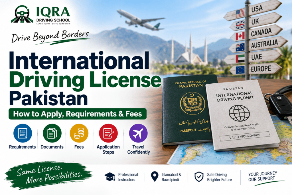 International driving license Pakistan requirements, fees and application guide